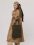 Zoozie Bags Bolso Tote en Verde Oscuro